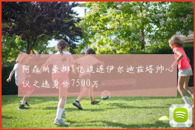 阿森纳豪掷1亿追逐伊尔迪兹塔帅心仪之选身价7500万